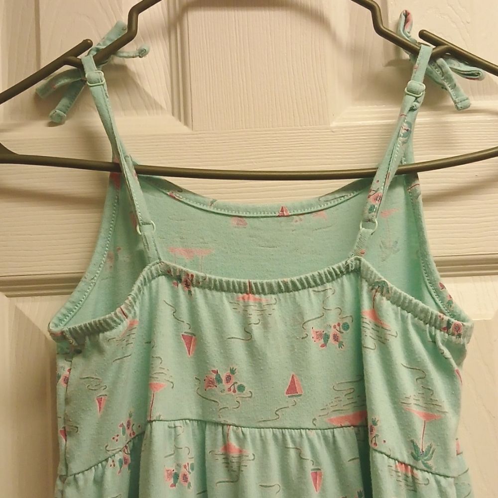 🩷CAT & JACK SIZE M 7/8 Mint Green GIRLS Sundress - Picture 6 of 7